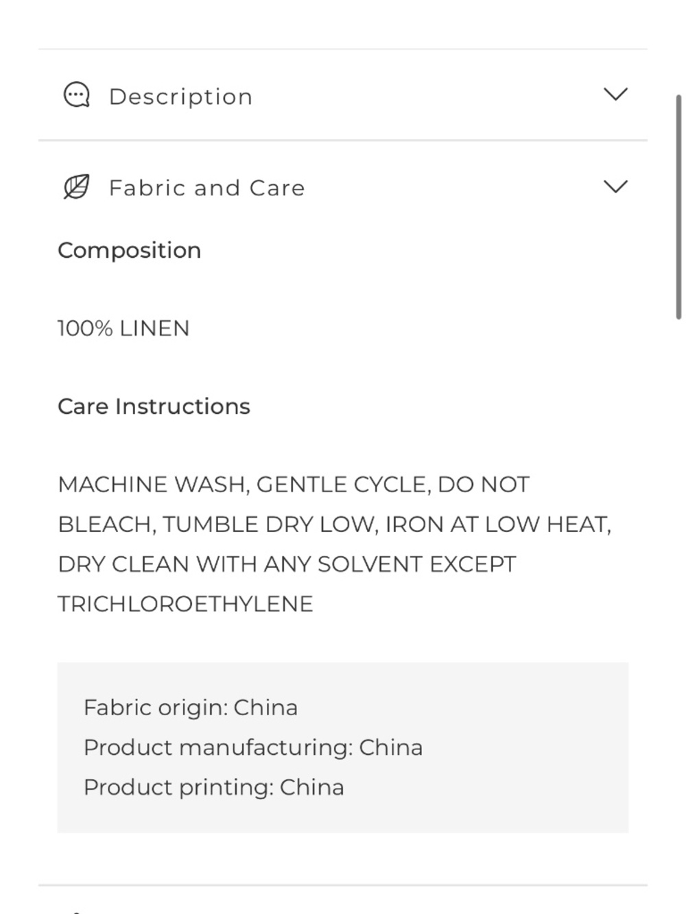 Black and white 100% linen FarmRio dress. - Picture 4 of 4